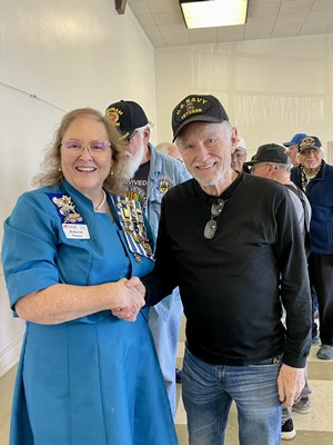 Honorary Partner ceremony for CA VVA Chapter 223 by the CA Chief Solano Chapter NSDAR.